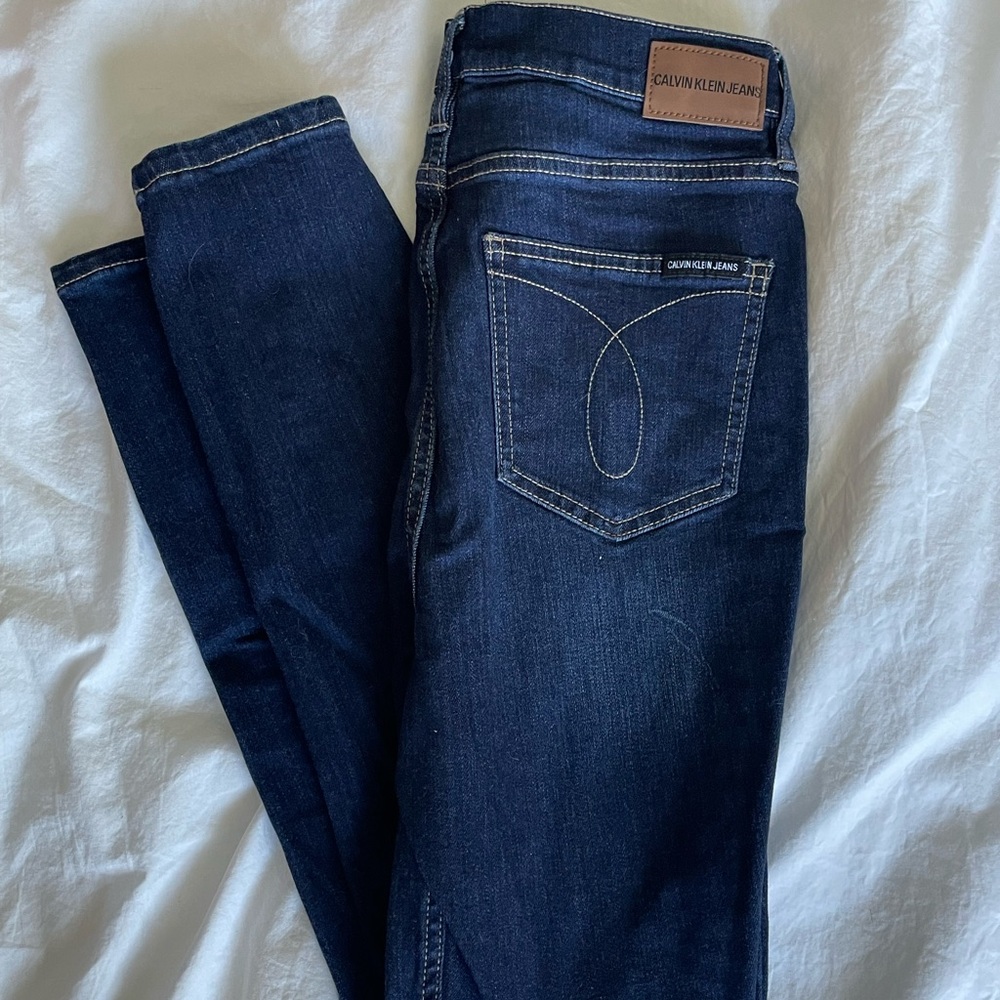 Calvin Klein Dark Wash Skinny Jeans